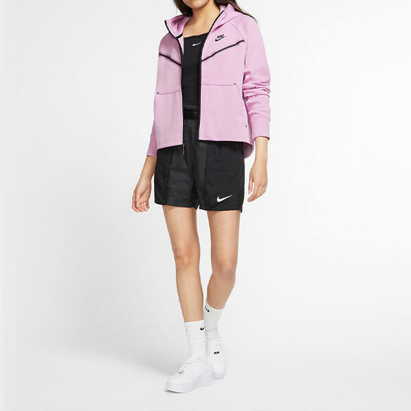 Ветровка Nike Sportswear Tch Flc Wr Hoodie Fz Beyond, розовый — фото 3