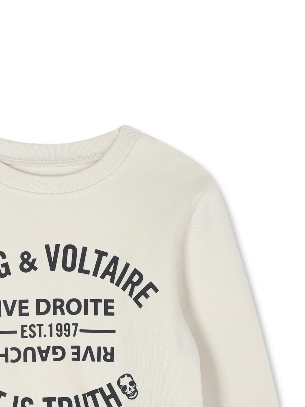 Толстовка с графичным принтом Zadig & Voltaire Kids, нейтральный — фото 2