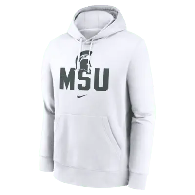 

Худи Nike Michigan State Spartans Primetime Club Campus, белый