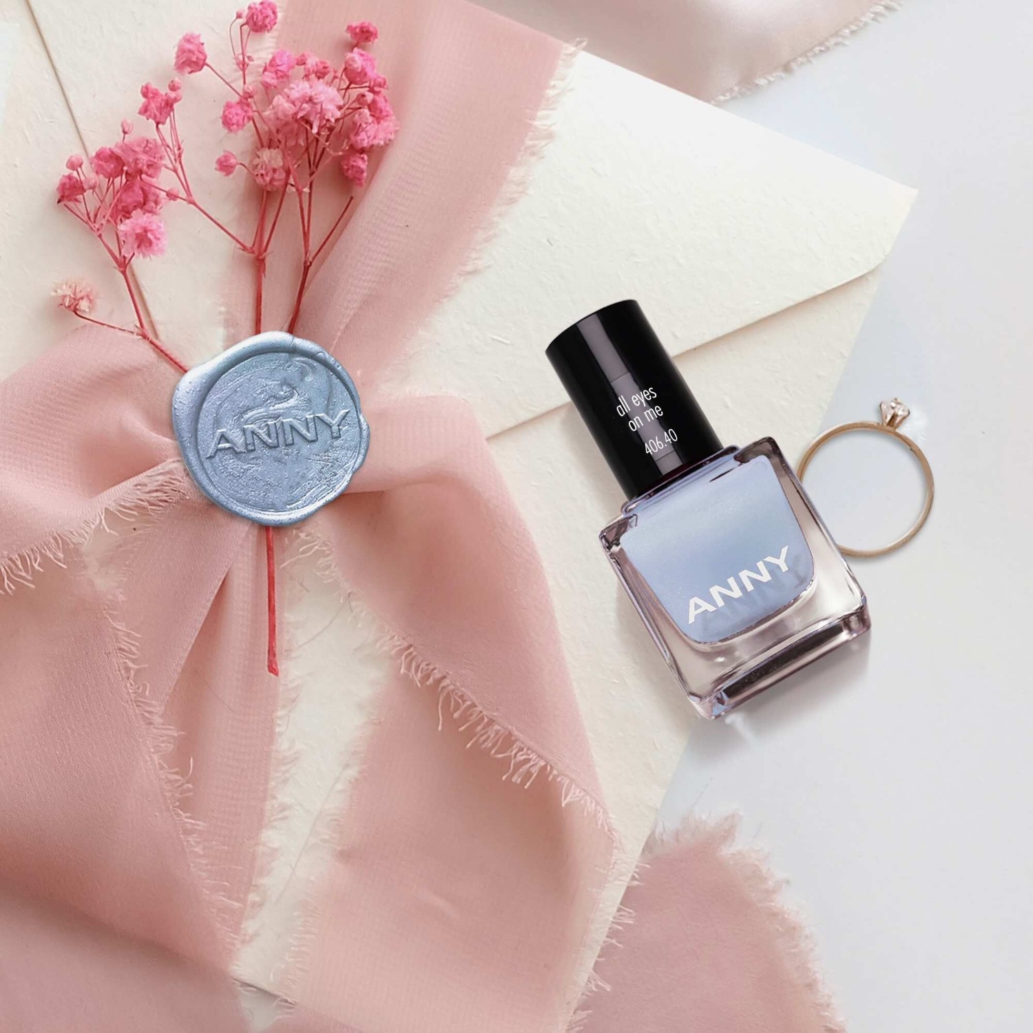 Лак для ногтей nail polish Anny, blue hour, объем 15 мл — фото 2