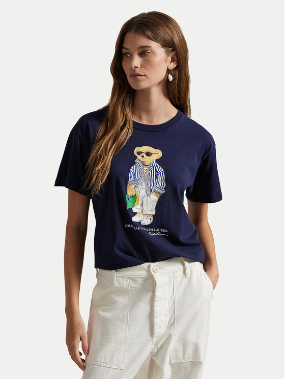 

Футболка прямого кроя 211959112001 Polo Ralph Lauren, синий