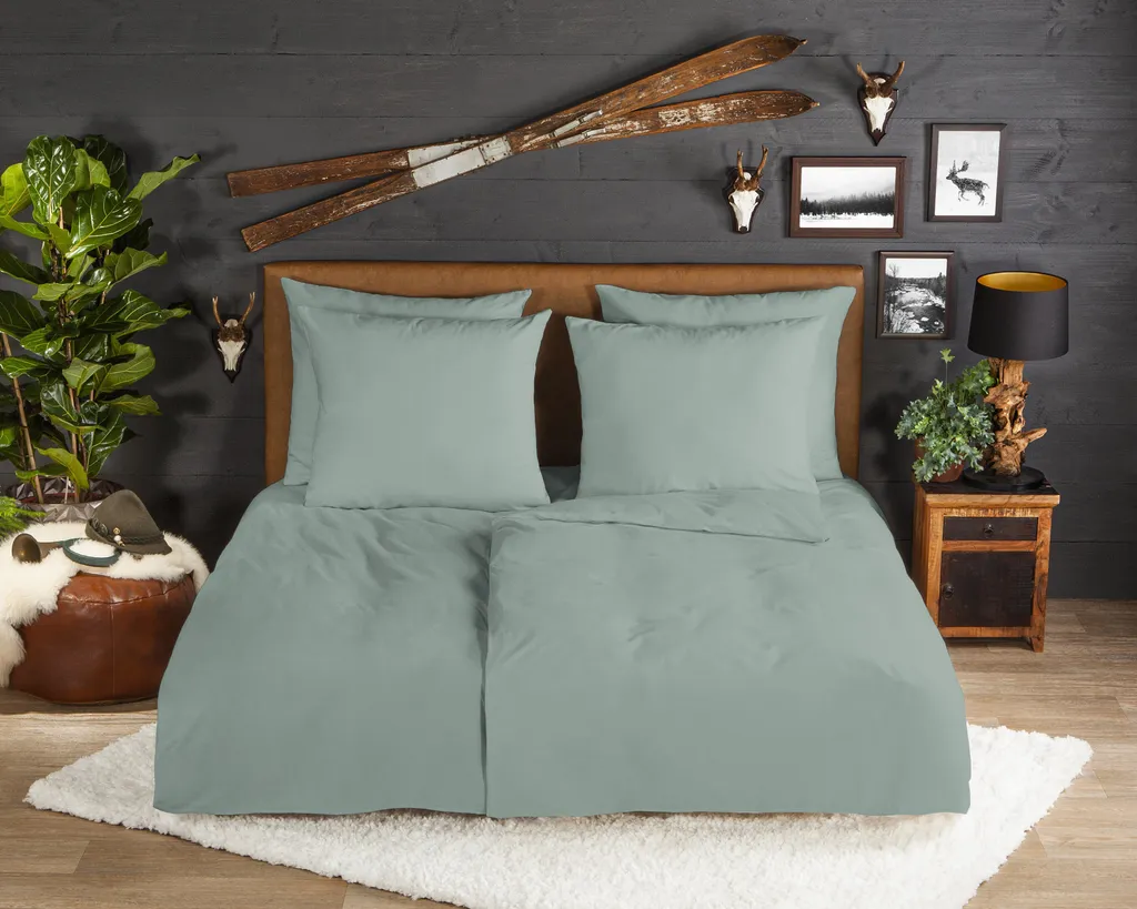 

Пододеяльник Muller Textil, зеленый
