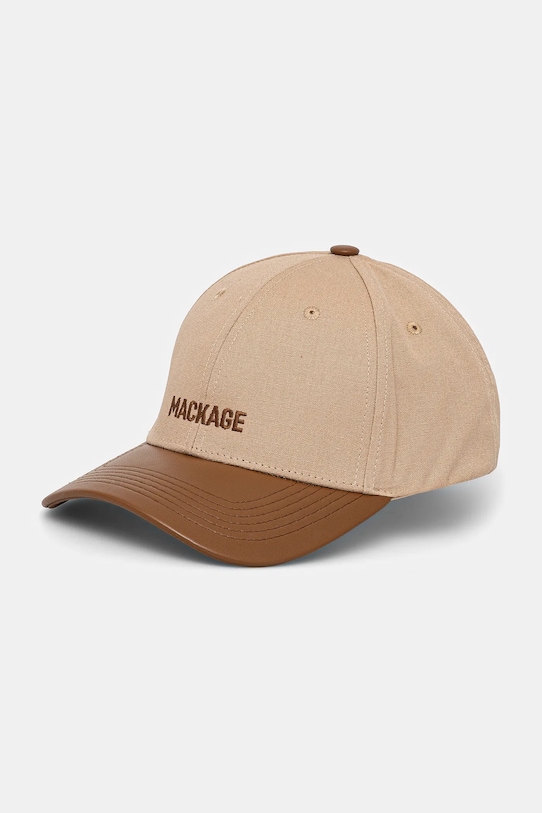 

Хлопковая кепка с козырьком Mackage, бежевый