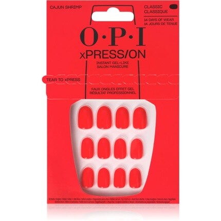

OPI xPRESSON Искусственные ногти Cajun Shrimp 30 шт.