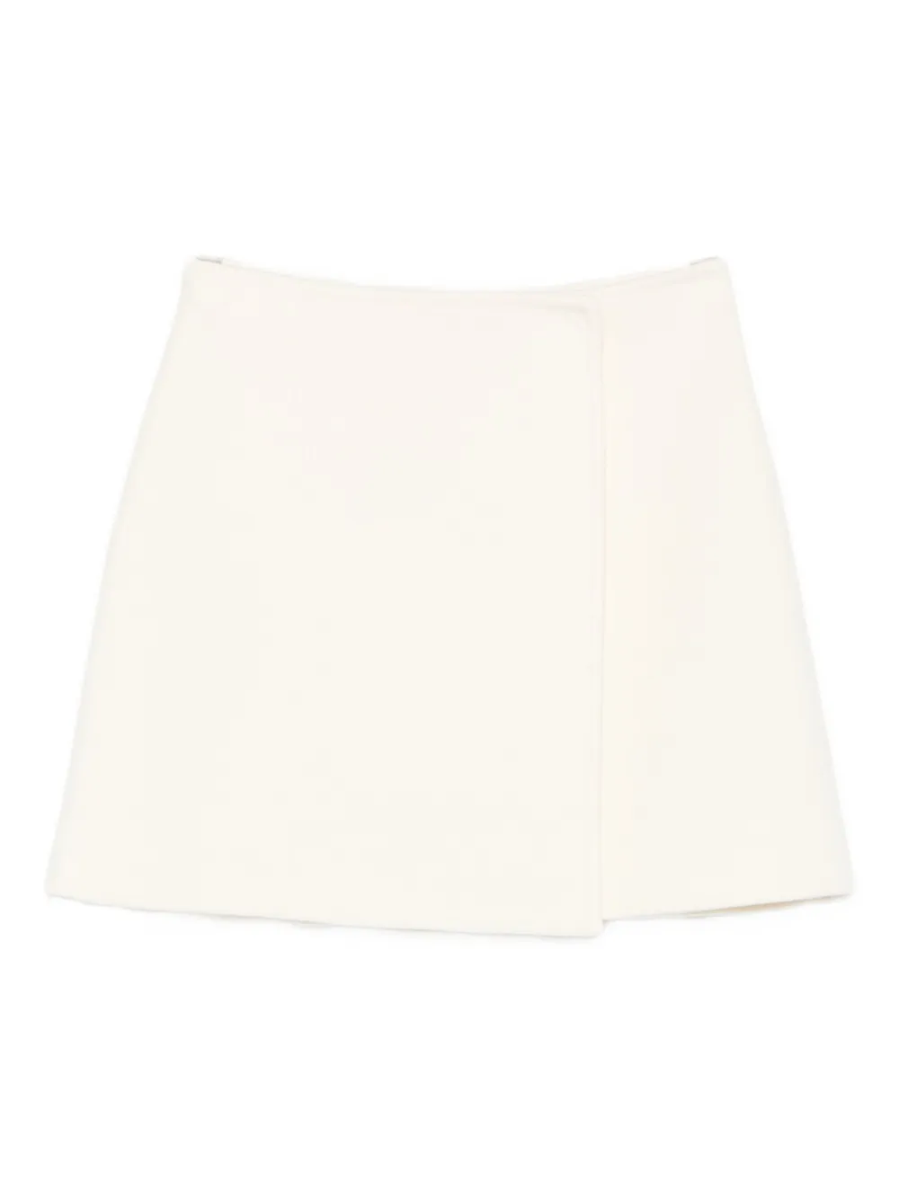 

Шерстяная мини-юбка Ermanno Scervino, нейтральный