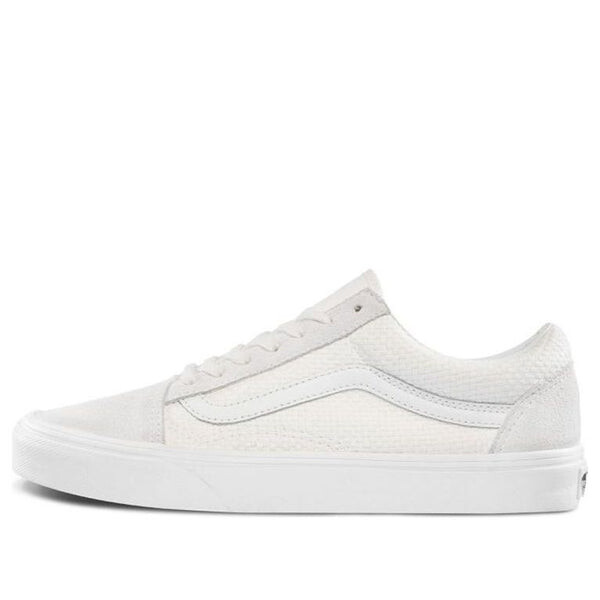 

Кроссовки old skool 'woven check - marshmallow' Vans, белый