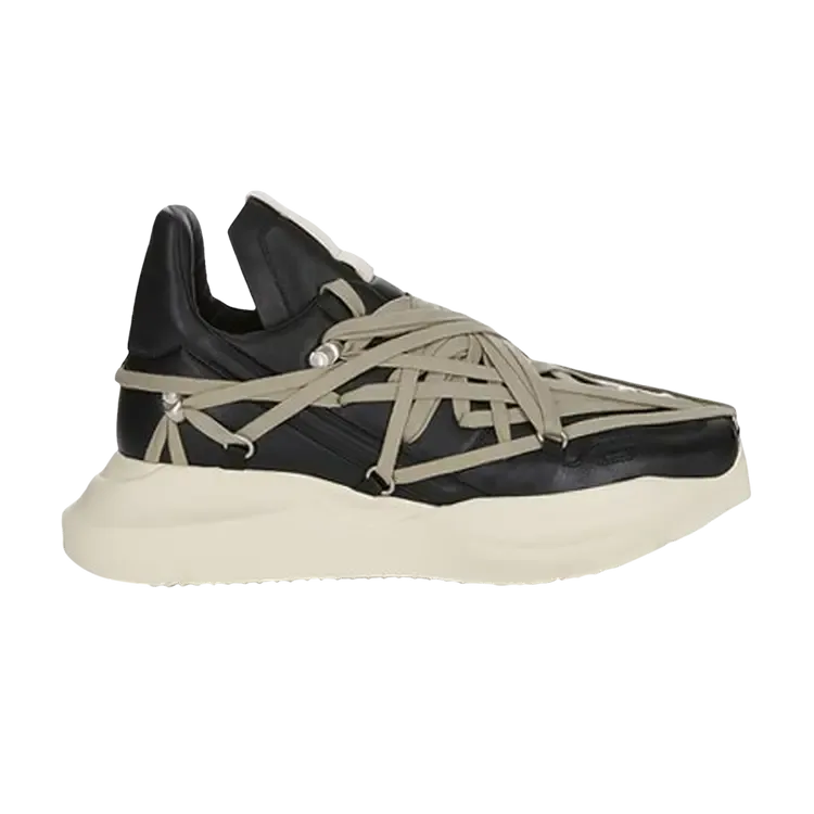 Rick Owens Porterville Megalaced Geth Runner 'Black Milk'