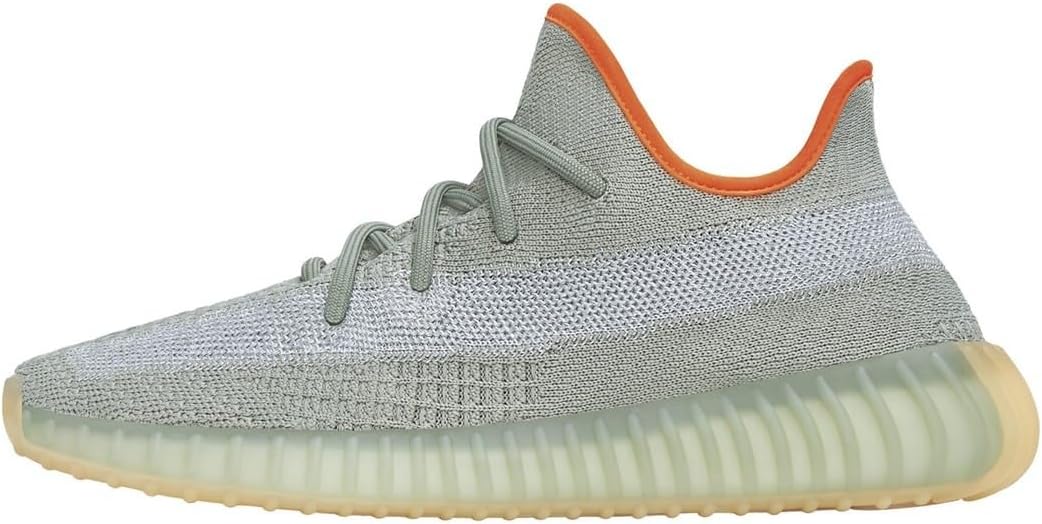 Мужские кроссовки Adidas Yeezy, оранжевый/серый — фото 2