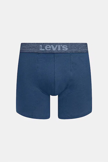 Боксеры из мягкого хлопка 2 шт Levi's, синий — фото 3