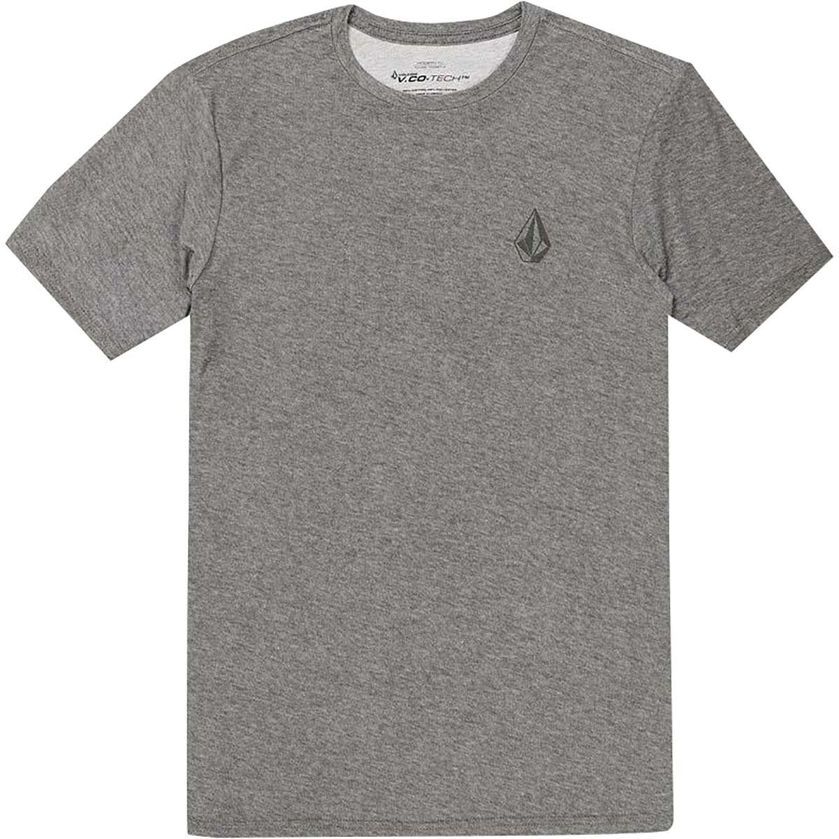 

Каменный текстиль футболка с коротким рукавом 2023 Volcom, цвет charcoal heather