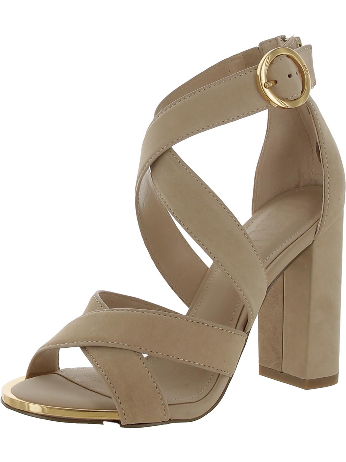 

Женские кожаные сандалии Emelen с ремешками на щиколотке DKNY, цвет Soft Nubuck