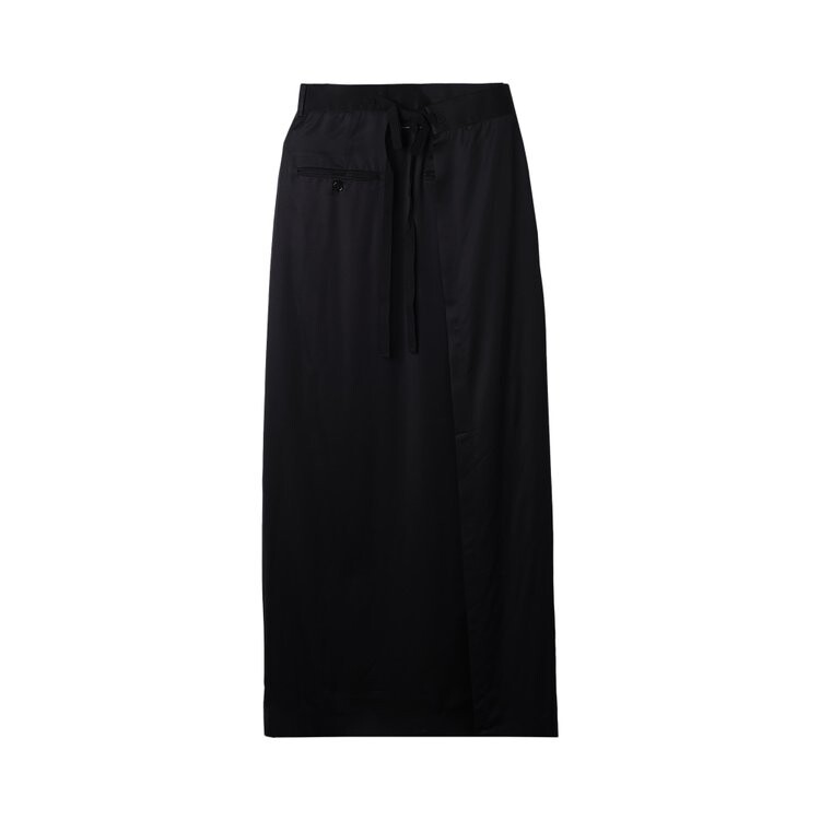 

Юбка MM6 Maison Margiela Long Lining Skirt, черный