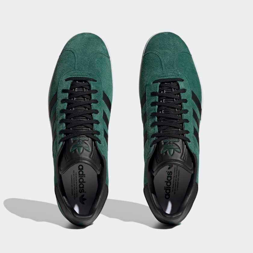 Мужские кроссовки Adidas Gazelle Adv, черный/зеленый/золотой — фото 2