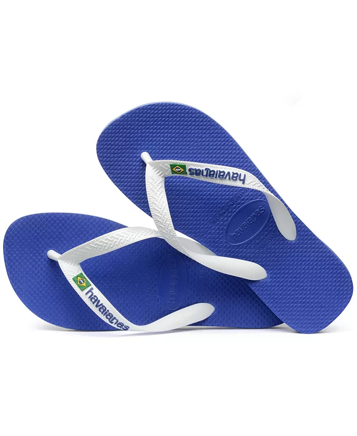 Мужские шлепанцы Brazil Logo Flip-Flop Havaianas, синий — фото 4