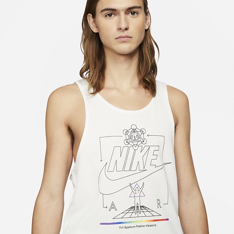 Футболка Nike Sportswear Tank M2Z Wellness Pure Asia Sizing 'White' DH4861-901 — фото 2