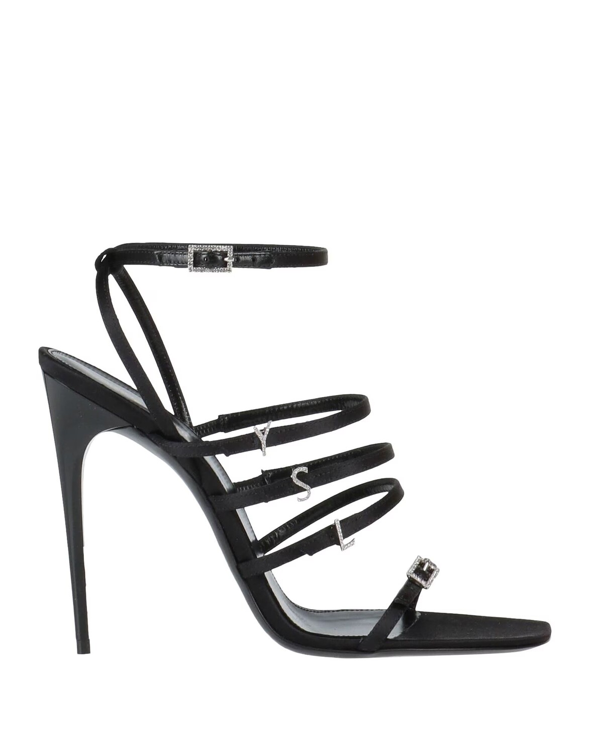 Сандалии Saint Laurent, черный