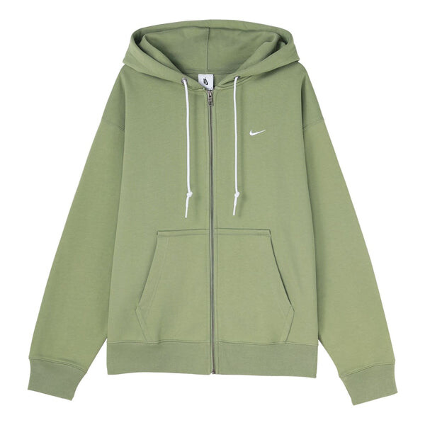 

Куртка Nike Solo Swoosh Full-Zip Hoodie 'Oil Green', зеленый