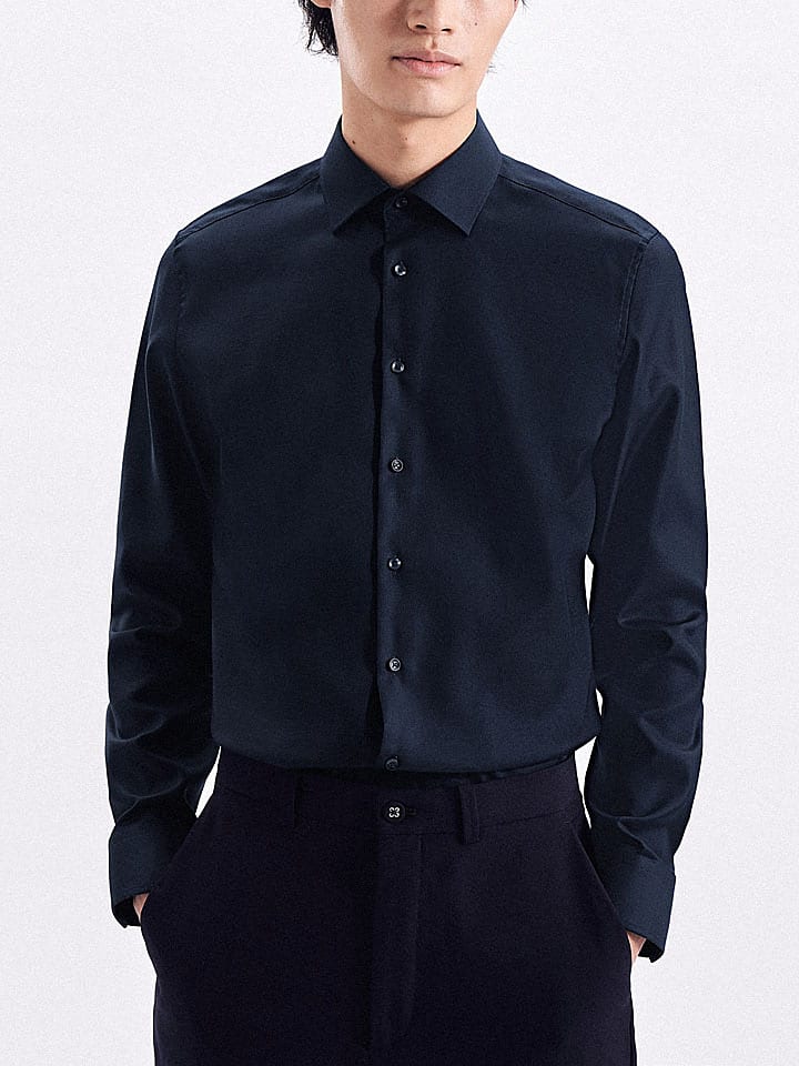 

Рубашка Seidensticker, темно-синий