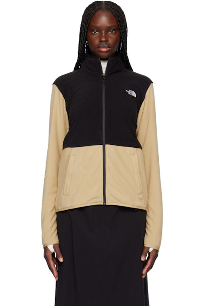 

Флисовая куртка Glacier бежевого и черного цветов The North Face