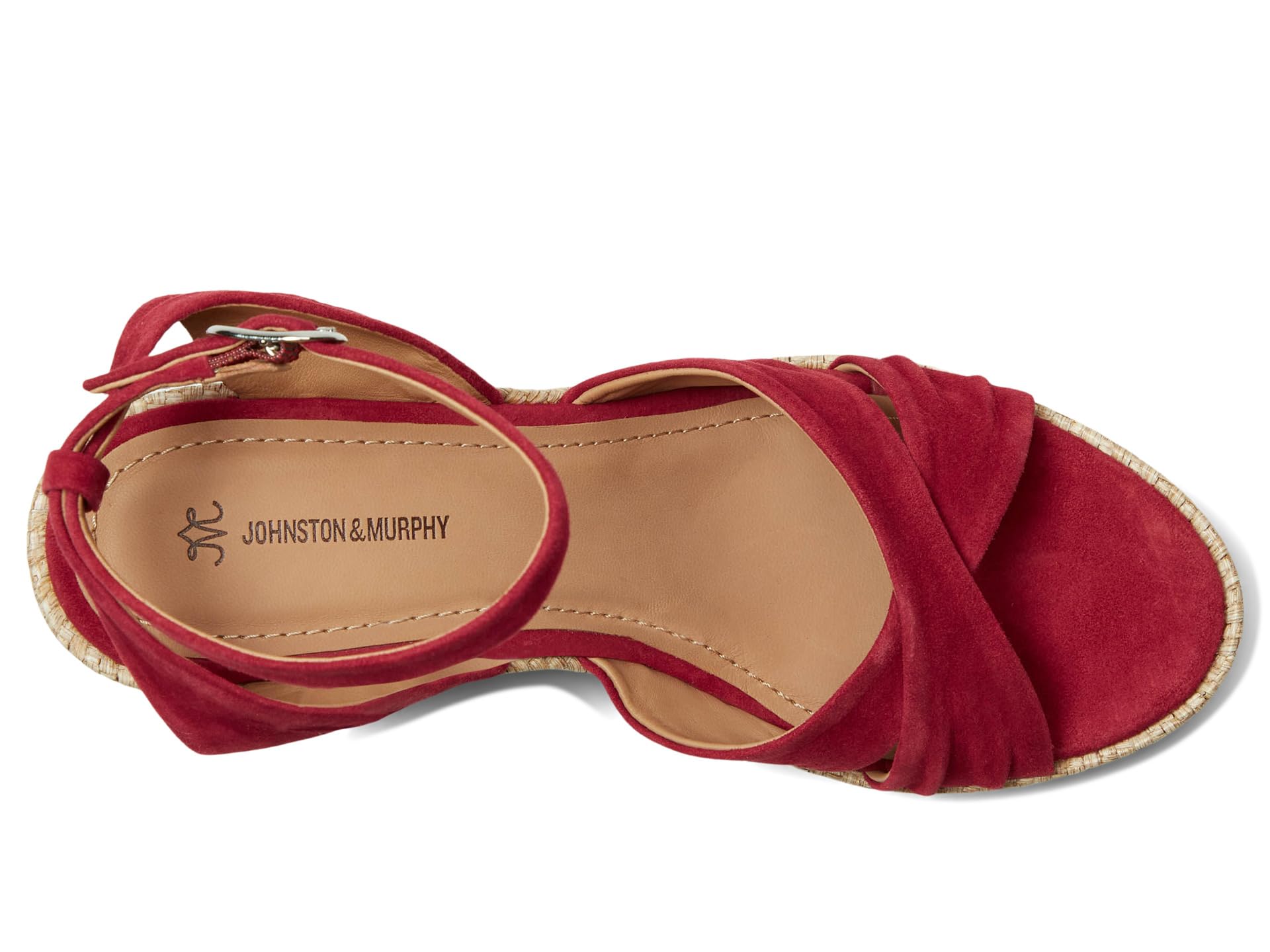 Туфли Johnston & Murphy Marcia Cross-Band Sandal, красный — фото 2