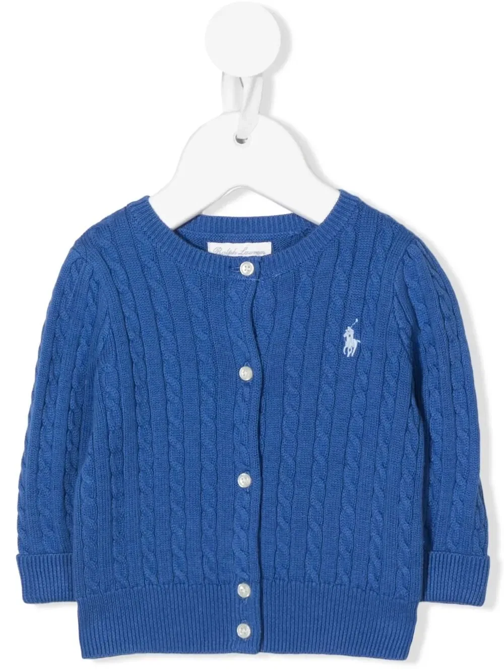 Кардиган Polo с пуговицами Polo Ralph Lauren Kids, синий