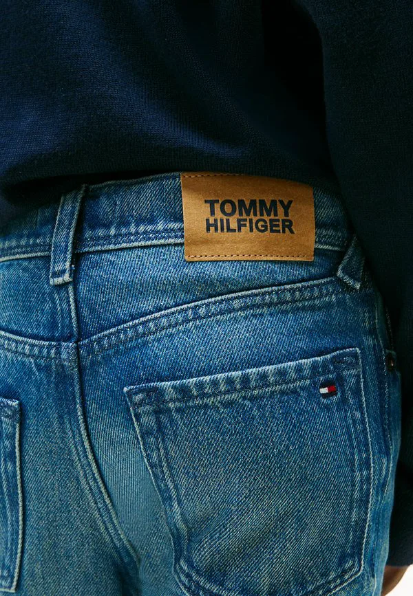Джинсы scanton в винтажном стиле, облегающие, узкие. Tommy Hilfiger, Denim Mid Blue — фото 4