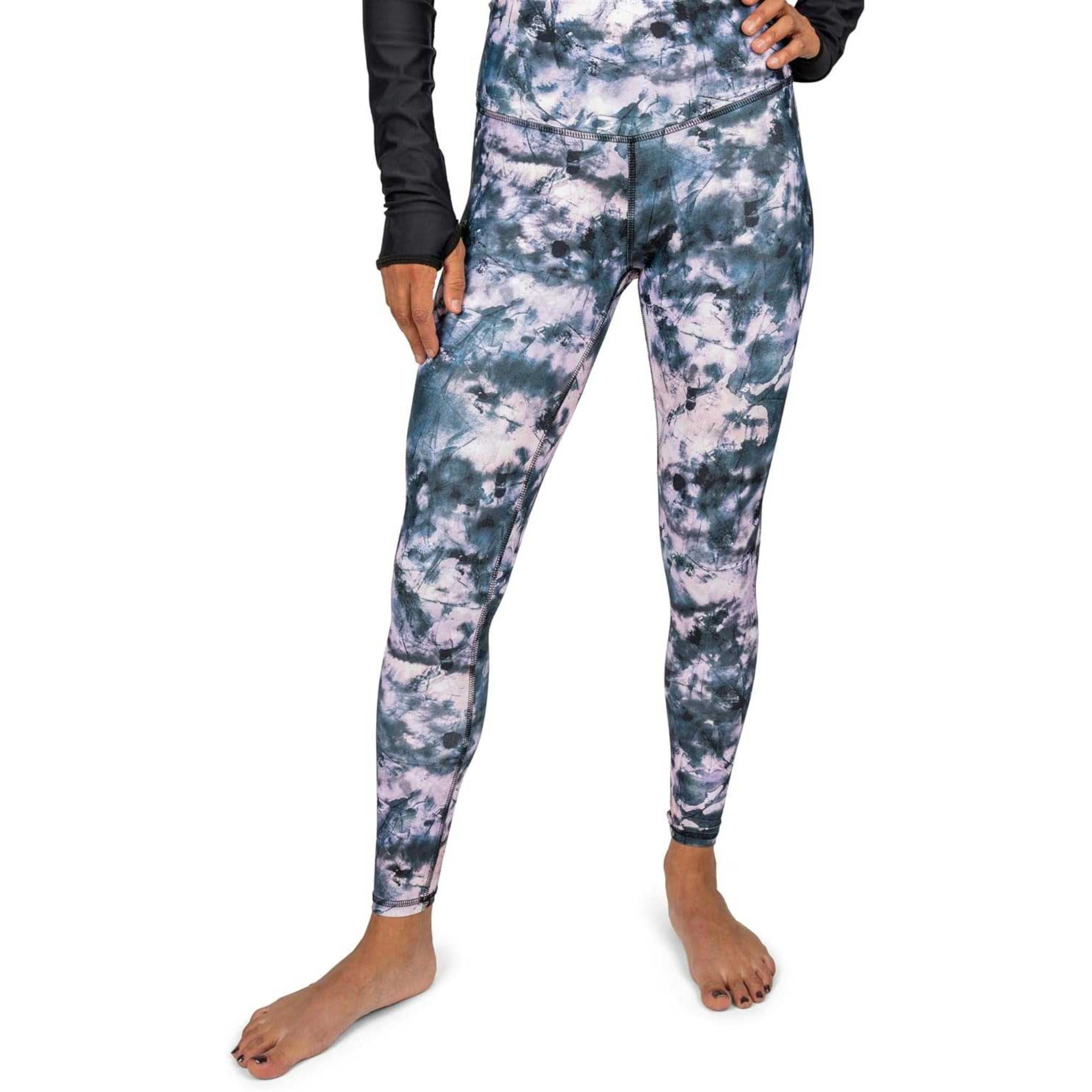 

Женские всесезонные леггинсы Pinnacle для базового слоя Blackstrap, Tie Dye Rose