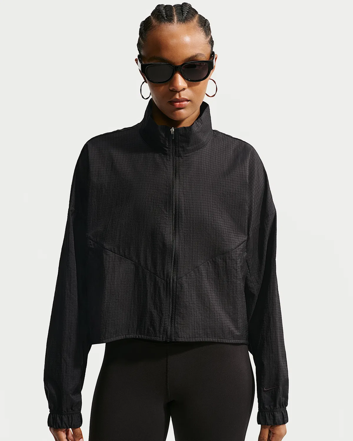 Женская свободная легкая куртка из рипстопа Nike Sportswear, Black/Black