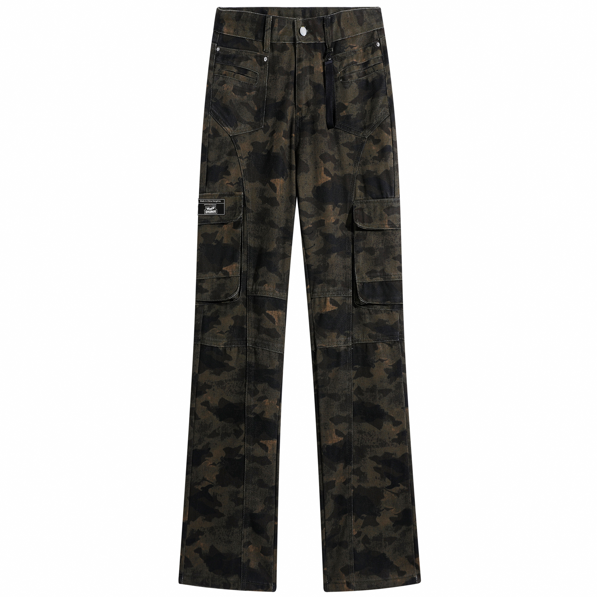 

Джинсы Unisex утепленные и с флисовой подкладкой Cargo Mackyo, camouflage fleece-lined