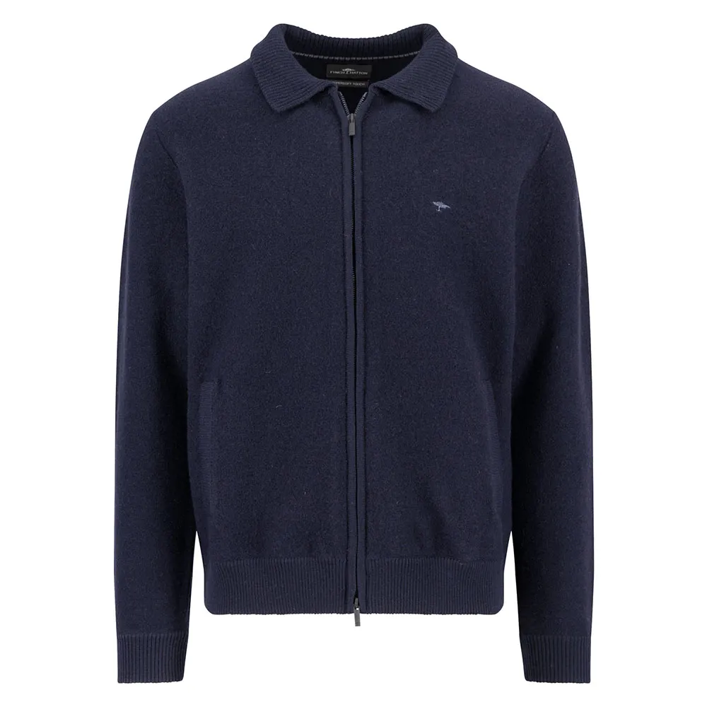 

Свитер Fynch Hatton 1509311 full zip, синий