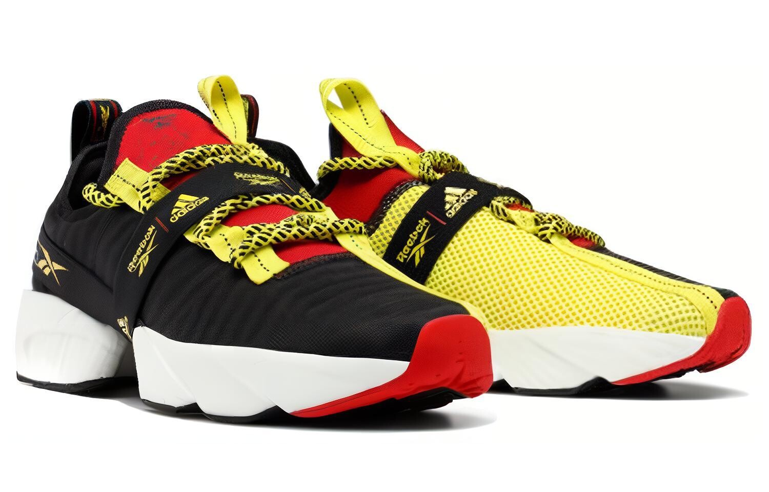 Reebok Sole Fury Boost Черный Hyper Green Красный — фото 3