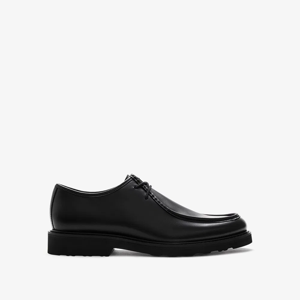 Мужские чёрные дерби Boston 10 English Moc от Cueren