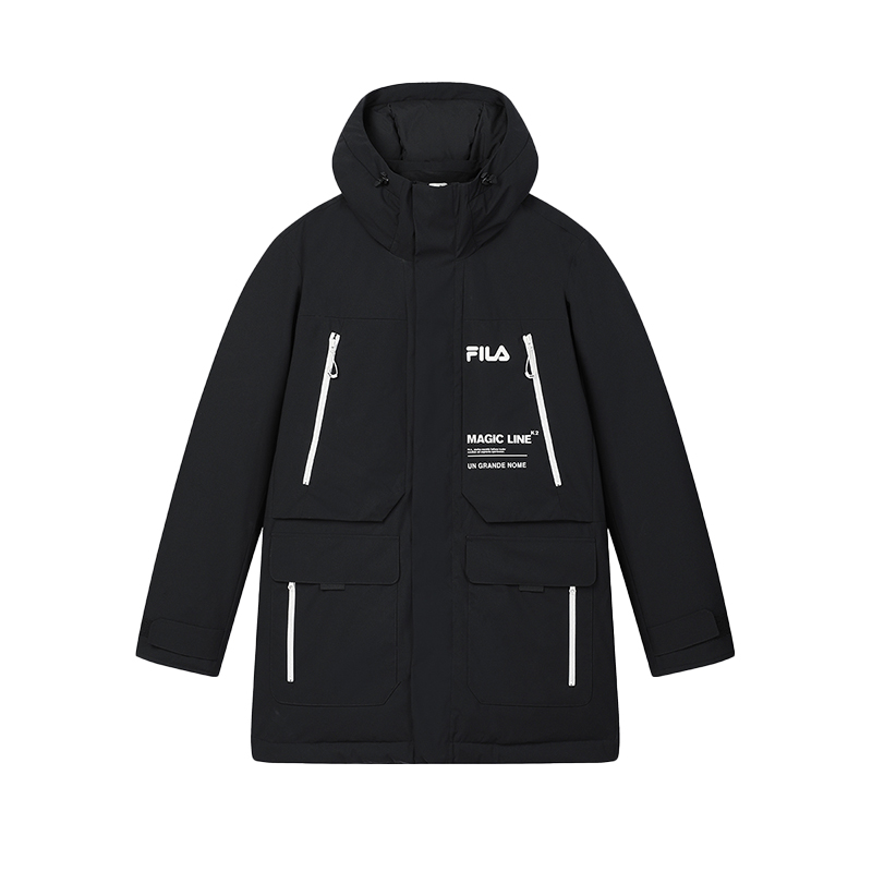

FILA Пуховик мужской Jet Black, Jet Black
