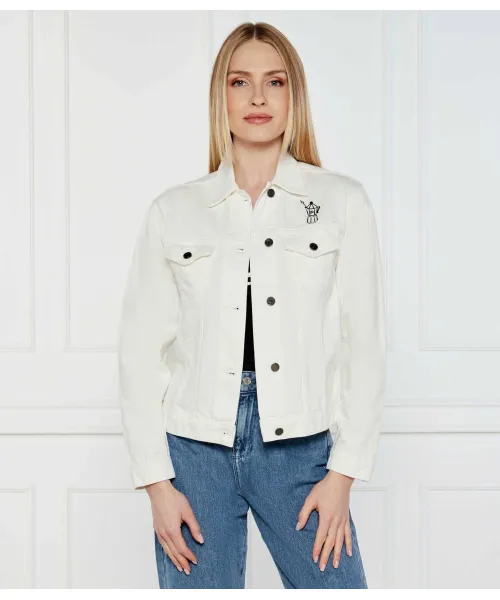 

Джинсовая куртка Karl Lagerfeld x Jorge Parra Regular fit Karl Lagerfeld, белый