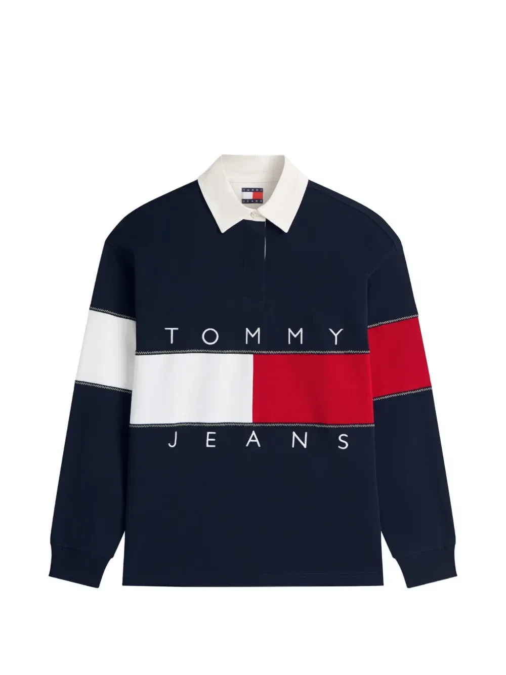 Свитшот с вышитым логотипом Tommy Hilfiger, синий