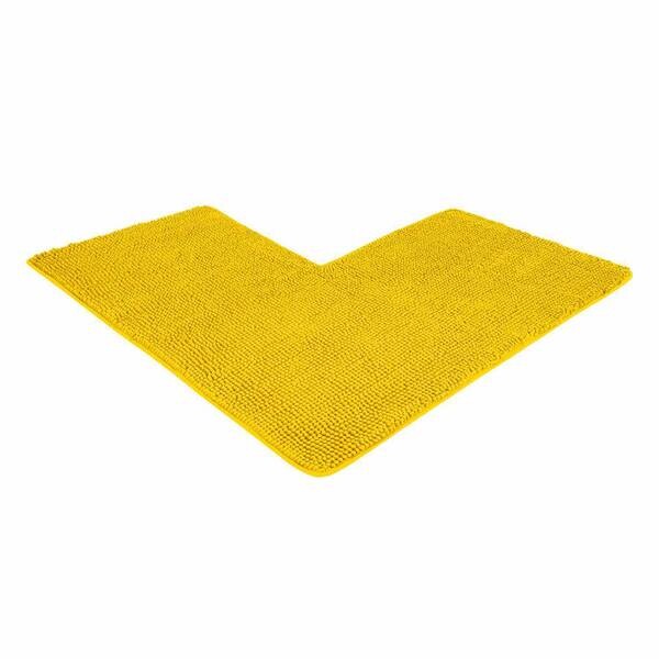 

Коврик для ванной WohnDirect Badematte PARIS, 100x2x100 см, желтый