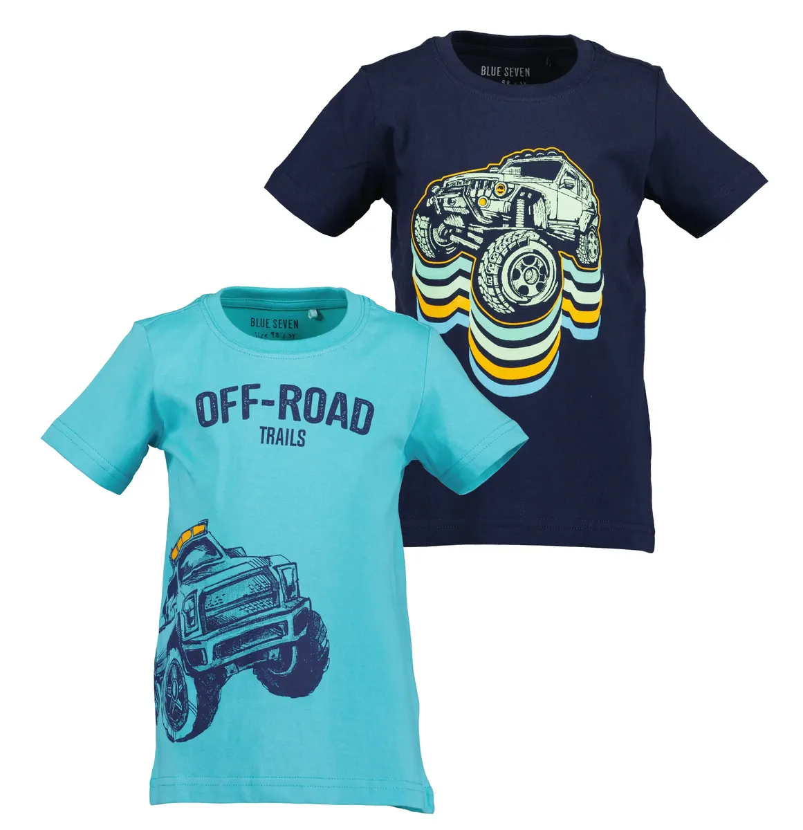 

Рубашка с короткими рукавами Blue Seven "kl Kn T-Shirt, правая – 2 шт. в упаковке", голубой