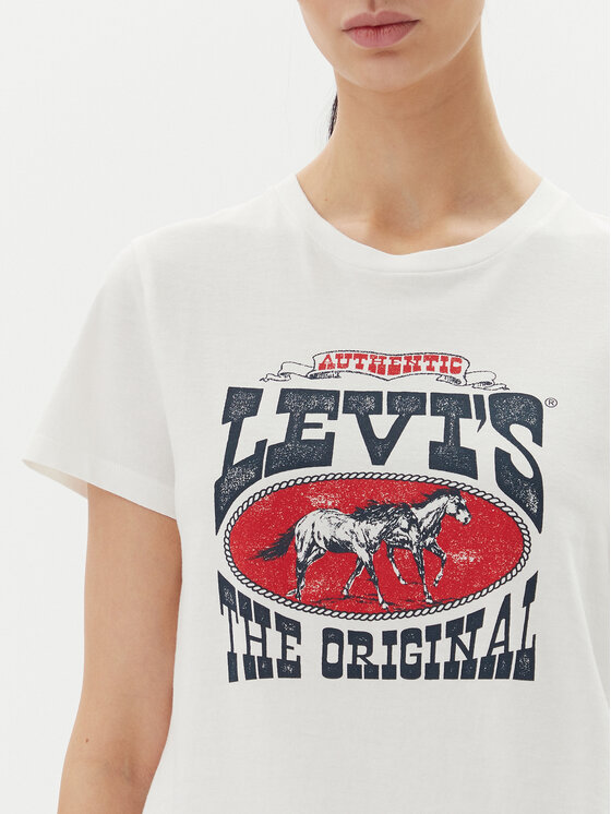Футболка стандартного кроя Perfect 17369-3022 Levi'S, белый — фото 4