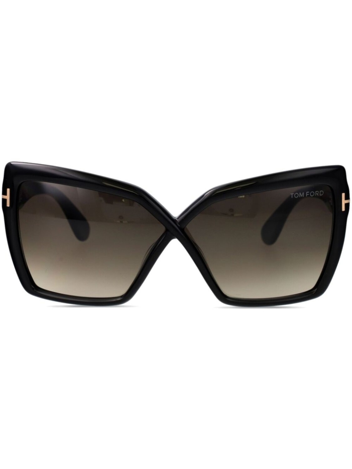 

Солнцезащитные очки в большой оправе TOM FORD Eyewear, коричневый