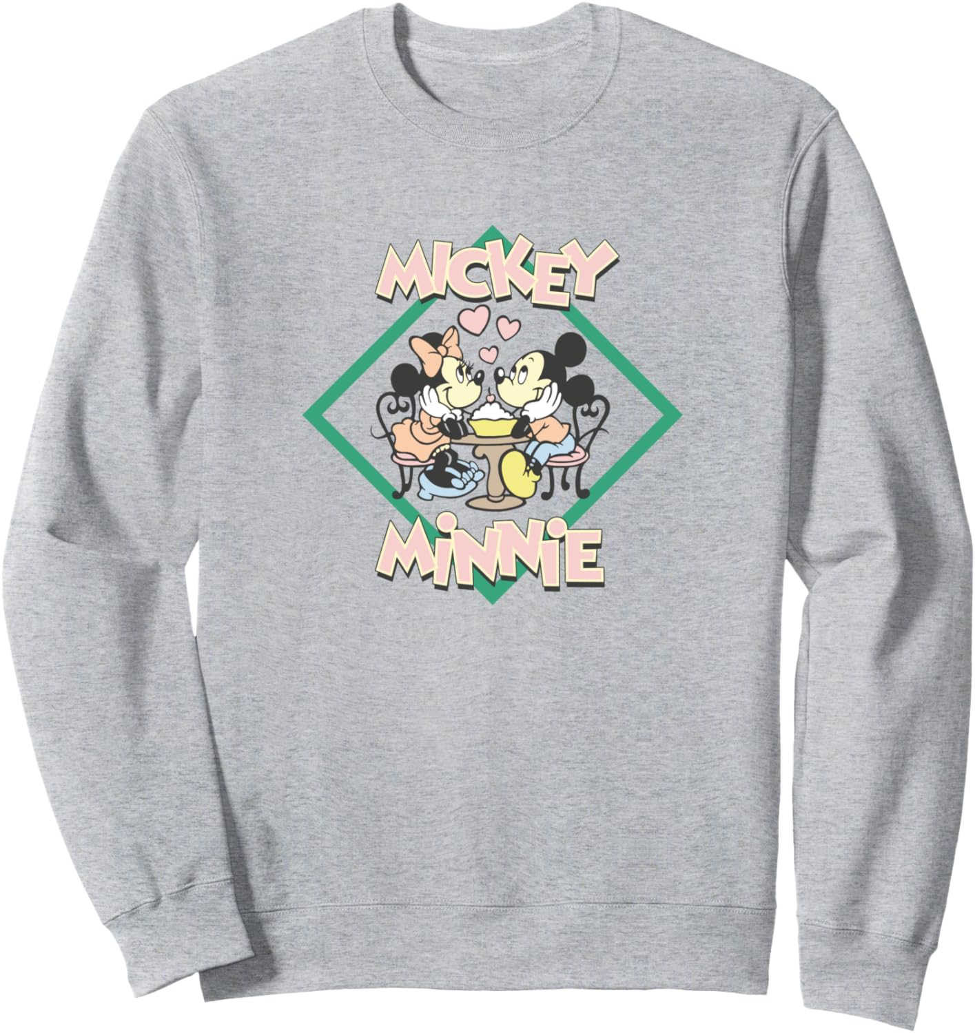 

Толстовка Disney Mickey & Friends ко Дню святого Валентина с изображением Микки и Минни, серый