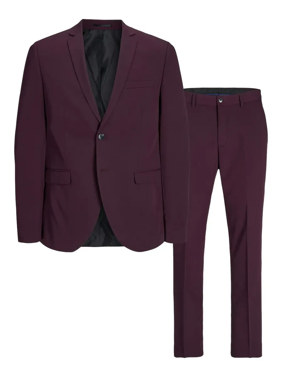

Костюм Jack & Jones "JPRFRANCO SUIT NOOS", облегающий крой, цвет Winetasting Fit:Super Slim Fit