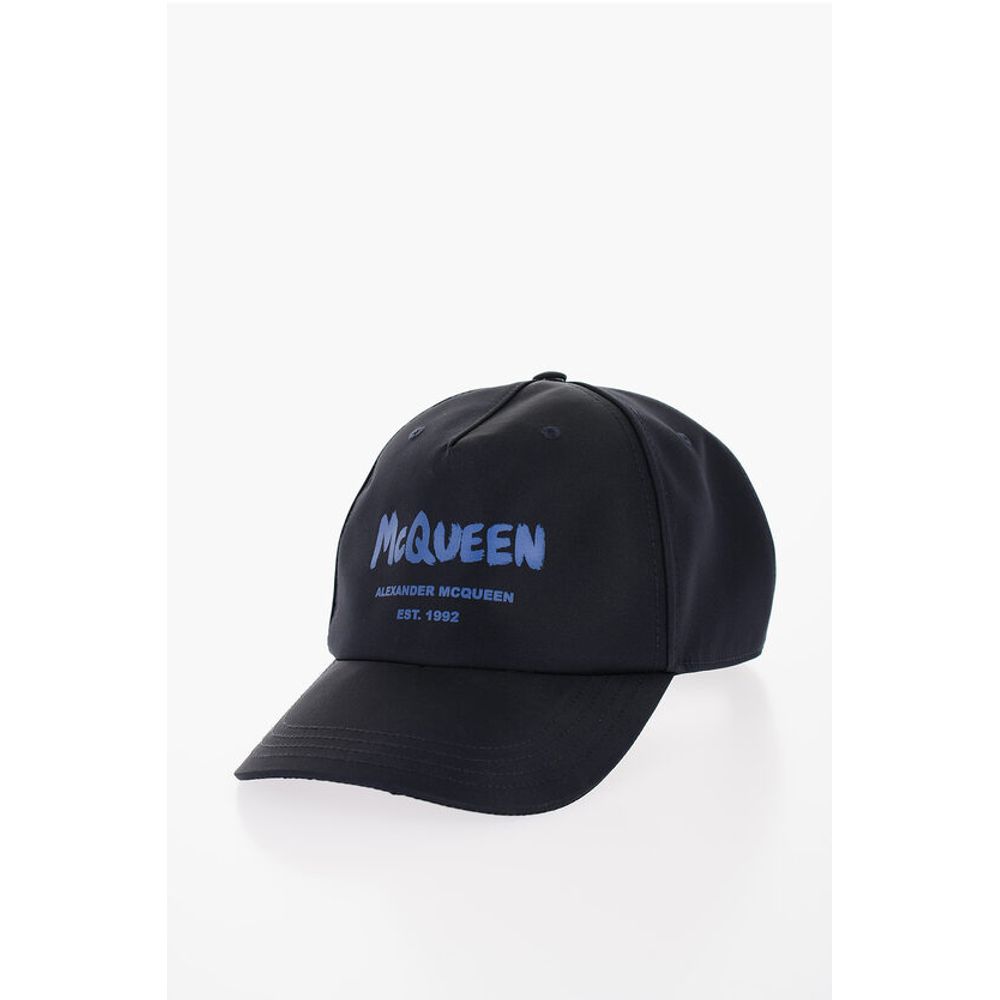 

Синяя шапка из полиэстера Alexander Mcqueen, Blue