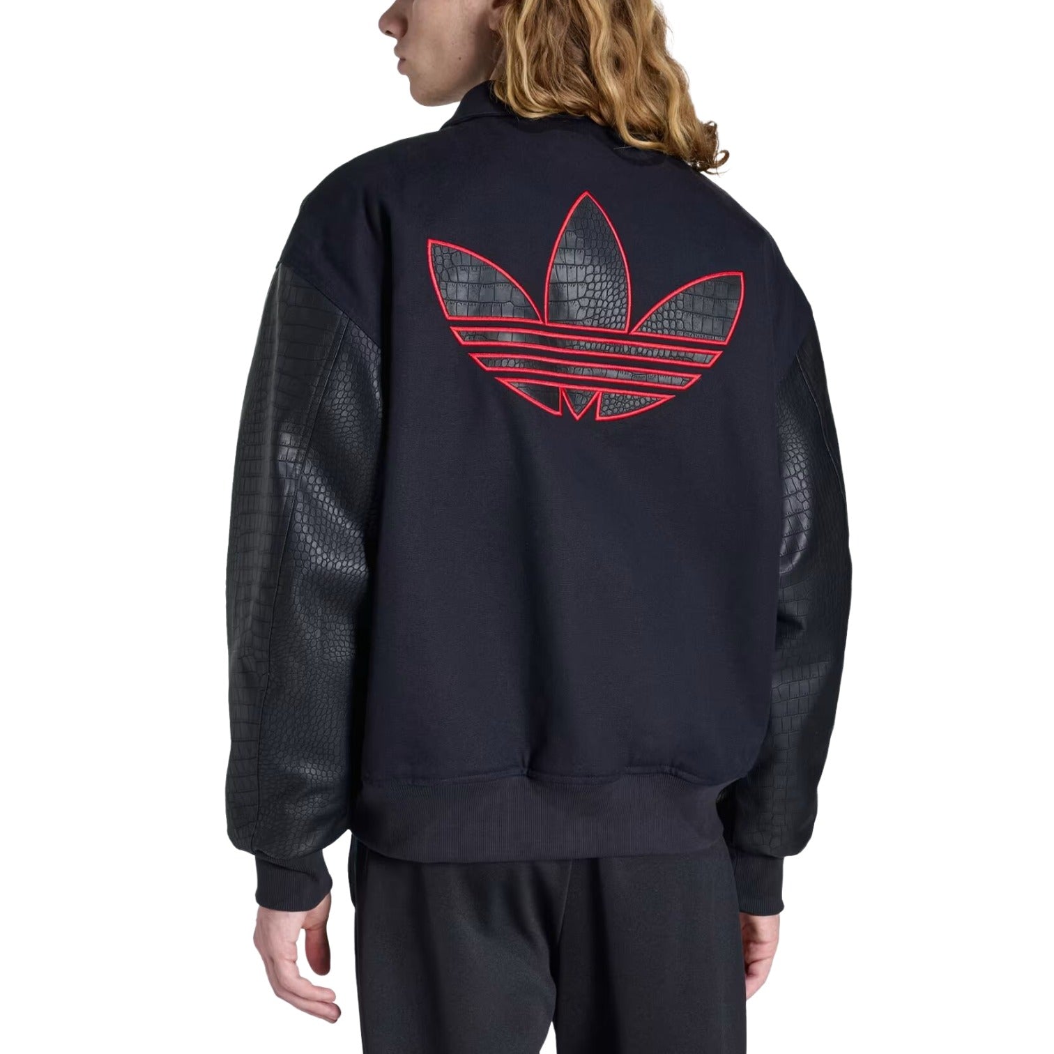 Куртка-бомбер Adidas, черная — фото 3