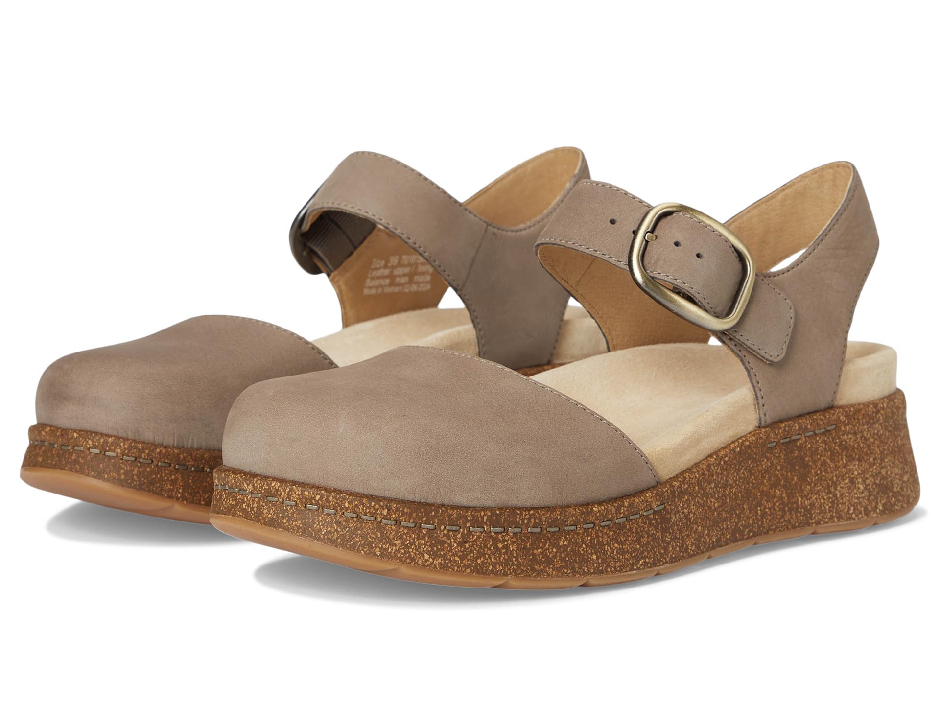 Балетки Dansko Brynlee, серо-коричневый