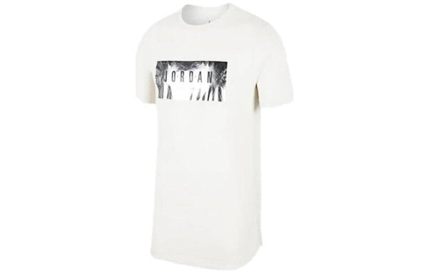 Футболка Air Jordan Brand Cartoon pattern T-shirt 'White', белый — фото 2