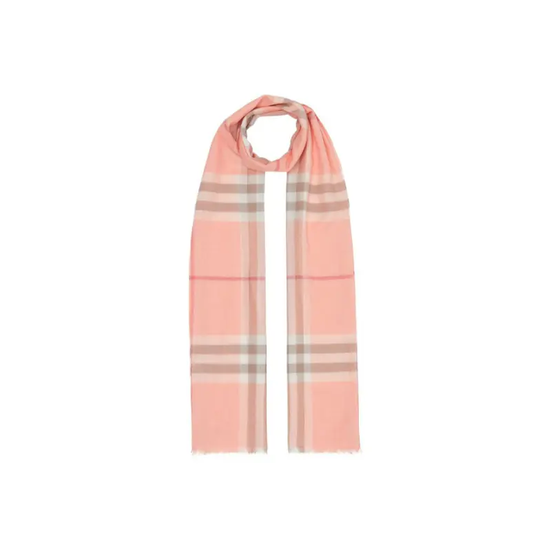 

Burberry Шерстяной вязаный шарф Unisex Smoky Rose