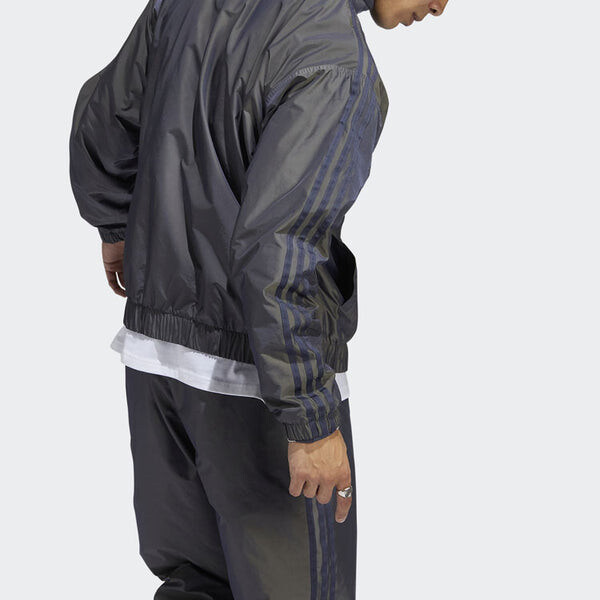 Куртка adidas originals Colorful Sports Jacket Autumn Dark Grey Navy Blue, синий — фото 4