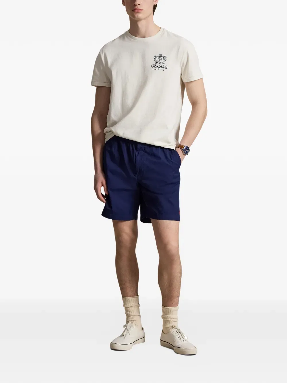 Эластичные шорты Polo Ralph Lauren, синий — фото 2