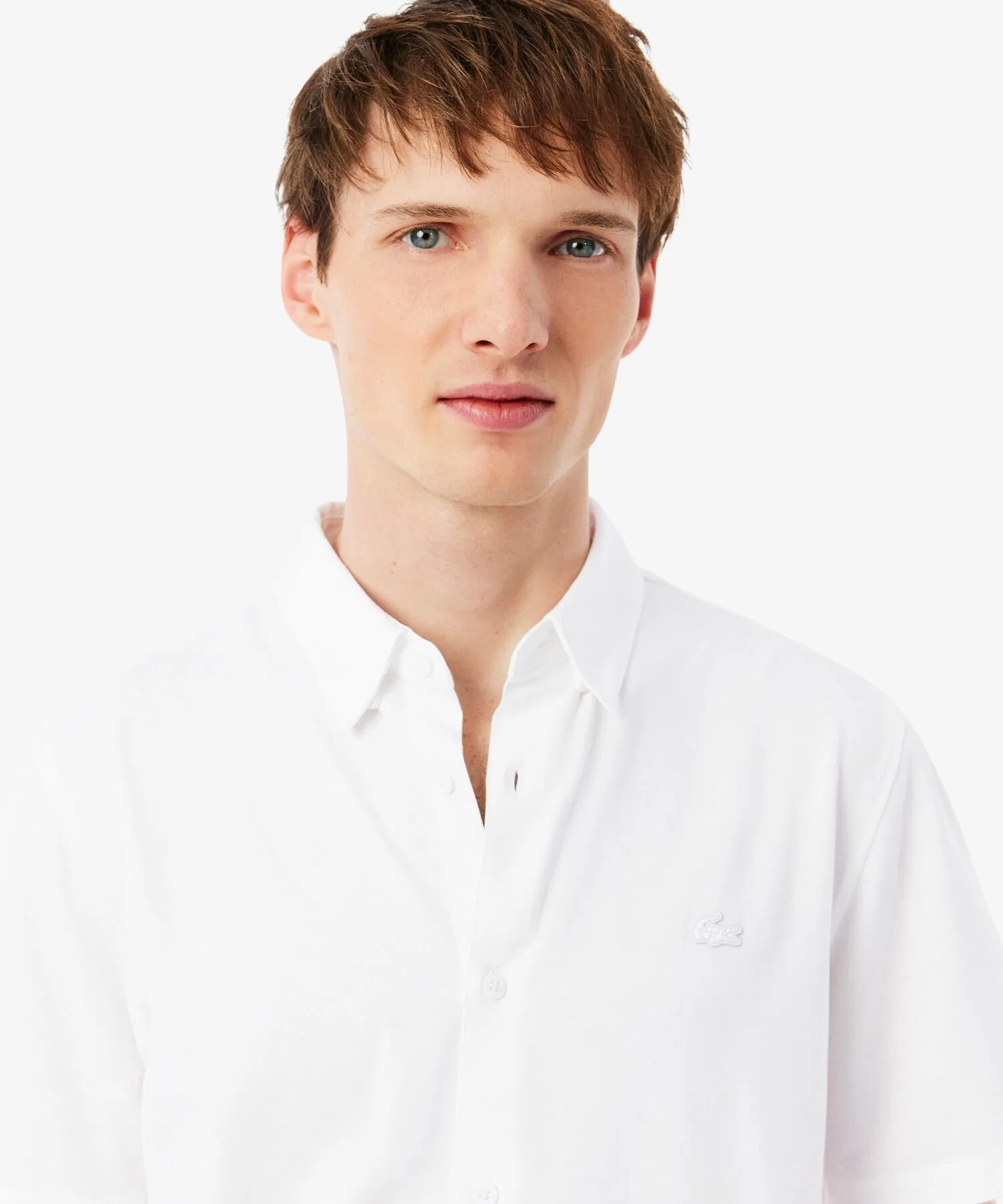 Мужская футболка Lacoste Slim Fit тёмно-синяя — фото 2