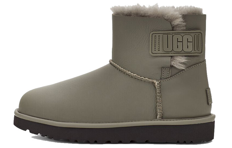 

Угги UGG Mini Bailey Logo Strap 'Army Green' Women's